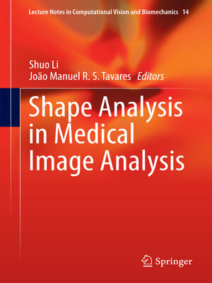 cover image of Shape Analysis in Medical Image Analysis